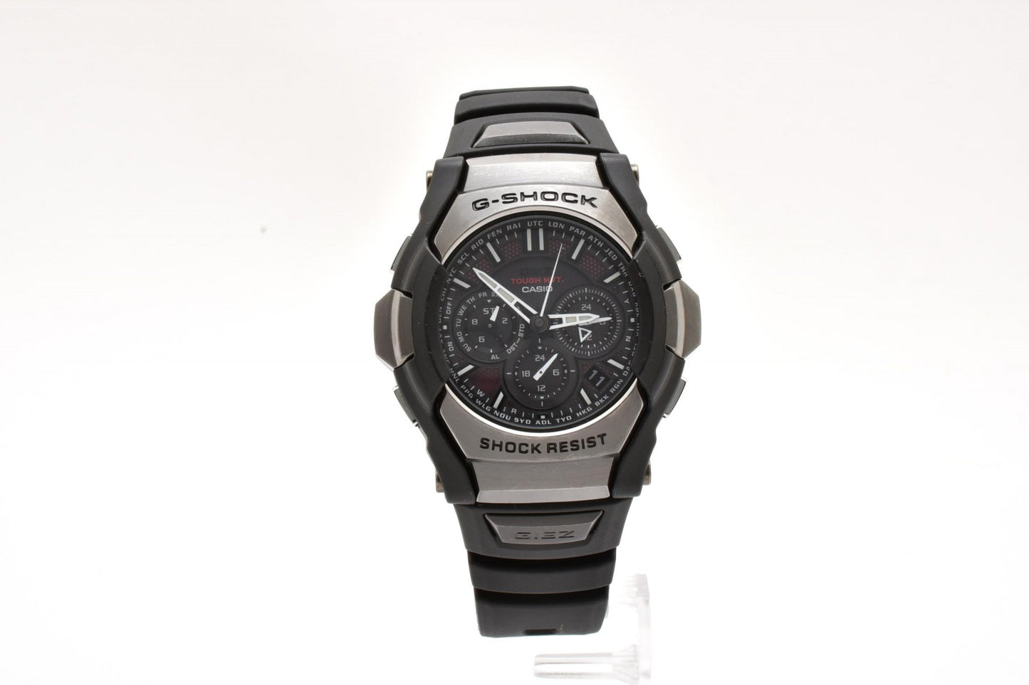 カシオ CASIO G-SHOCK GS-1300B ソーラー電波 腕時計 ブラック文字盤 樹脂ケース レジンベルト メンズ