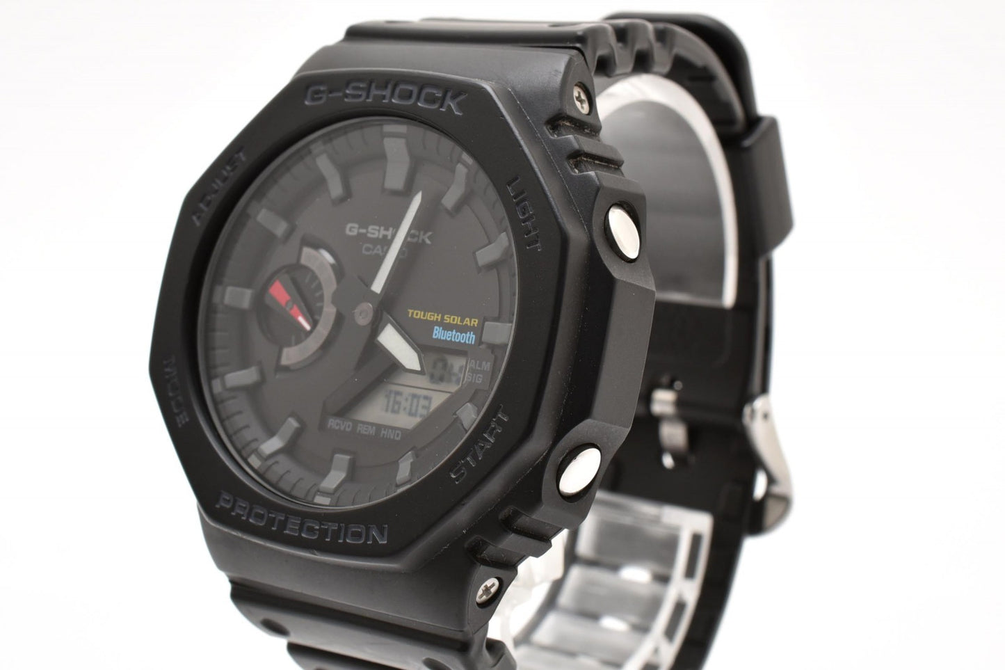 カシオ CASIO G-SHOCK GA-B2100 ソーラー 腕時計 ブラック文字盤 アナデジ 樹脂ケース シリコンストラップ メンズ