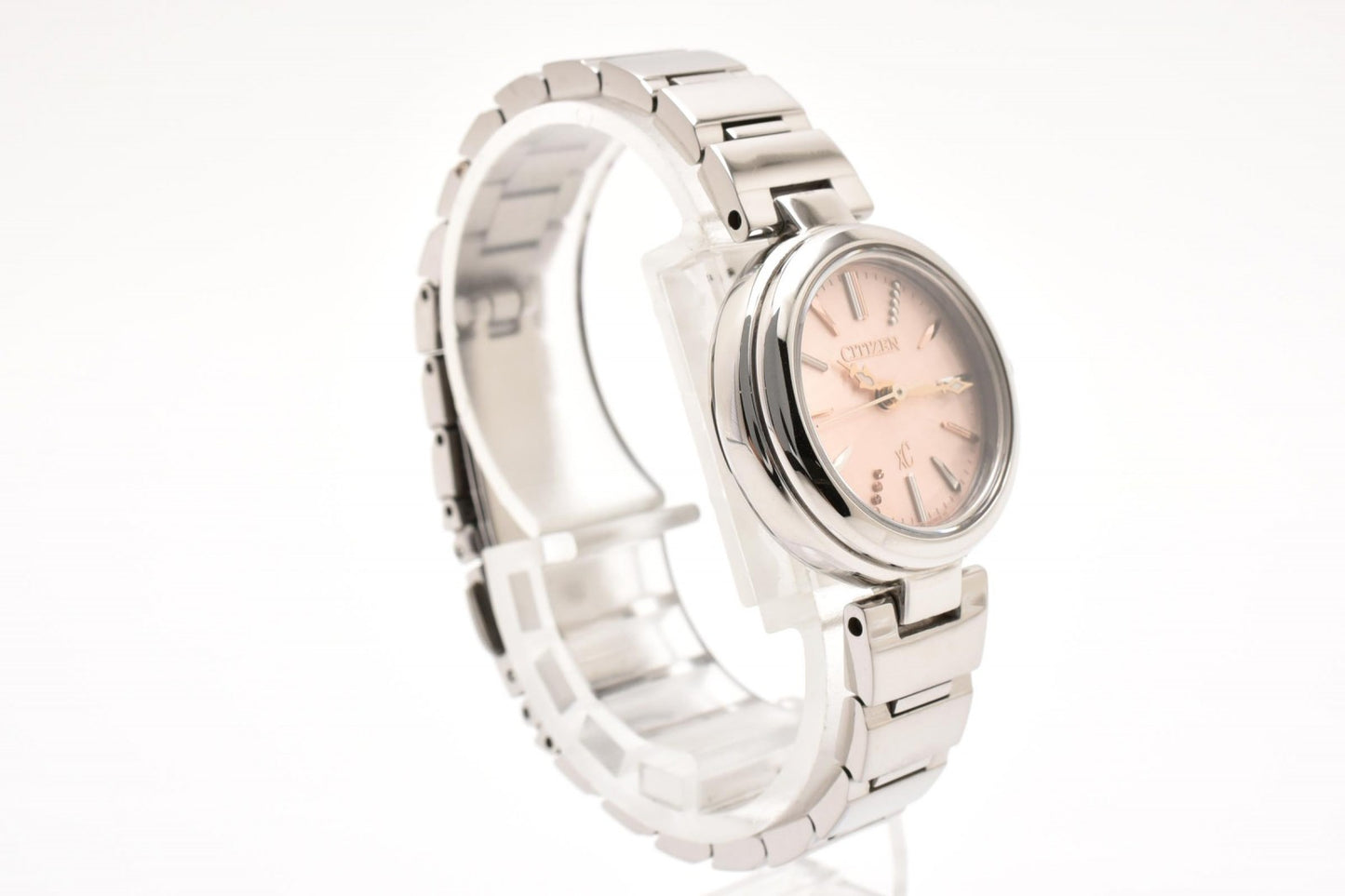 シチズン Citizen xC J730-T018301 エコドライブ 腕時計 ピンク文字盤 ステンレススチール レディース