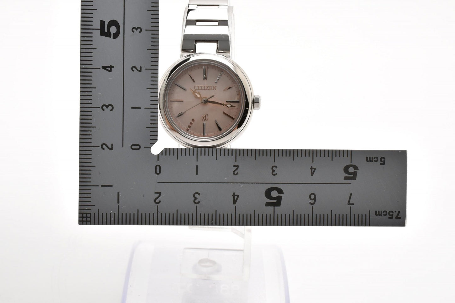 シチズン Citizen xC J730-T018301 エコドライブ 腕時計 ピンク文字盤 ステンレススチール レディース