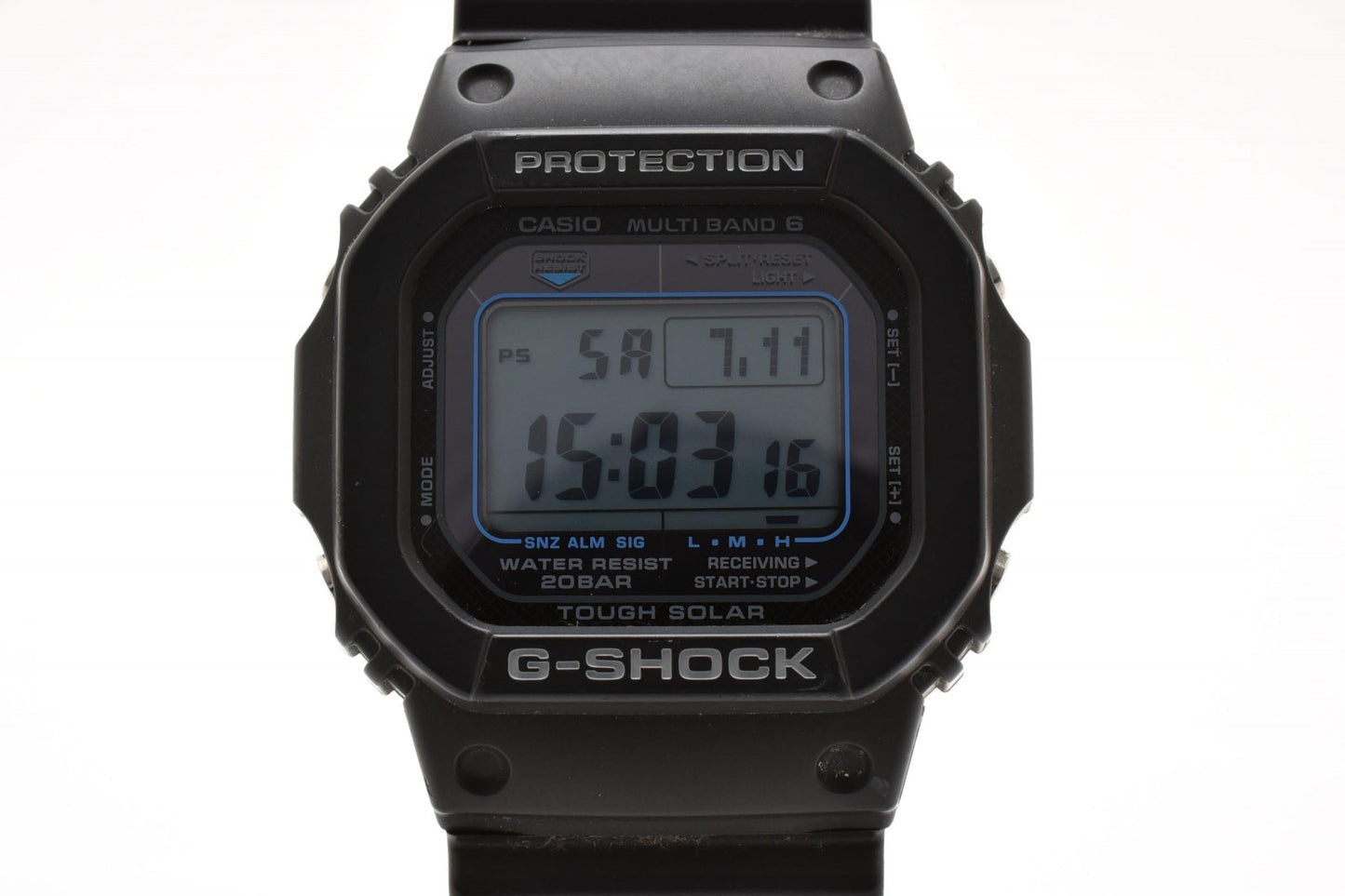 カシオ CASIO G-SHOCK GW-M5610U タフソーラー 電波時計 デジタル 腕時計 ブラック 樹脂ケース レジンベルト メンズ