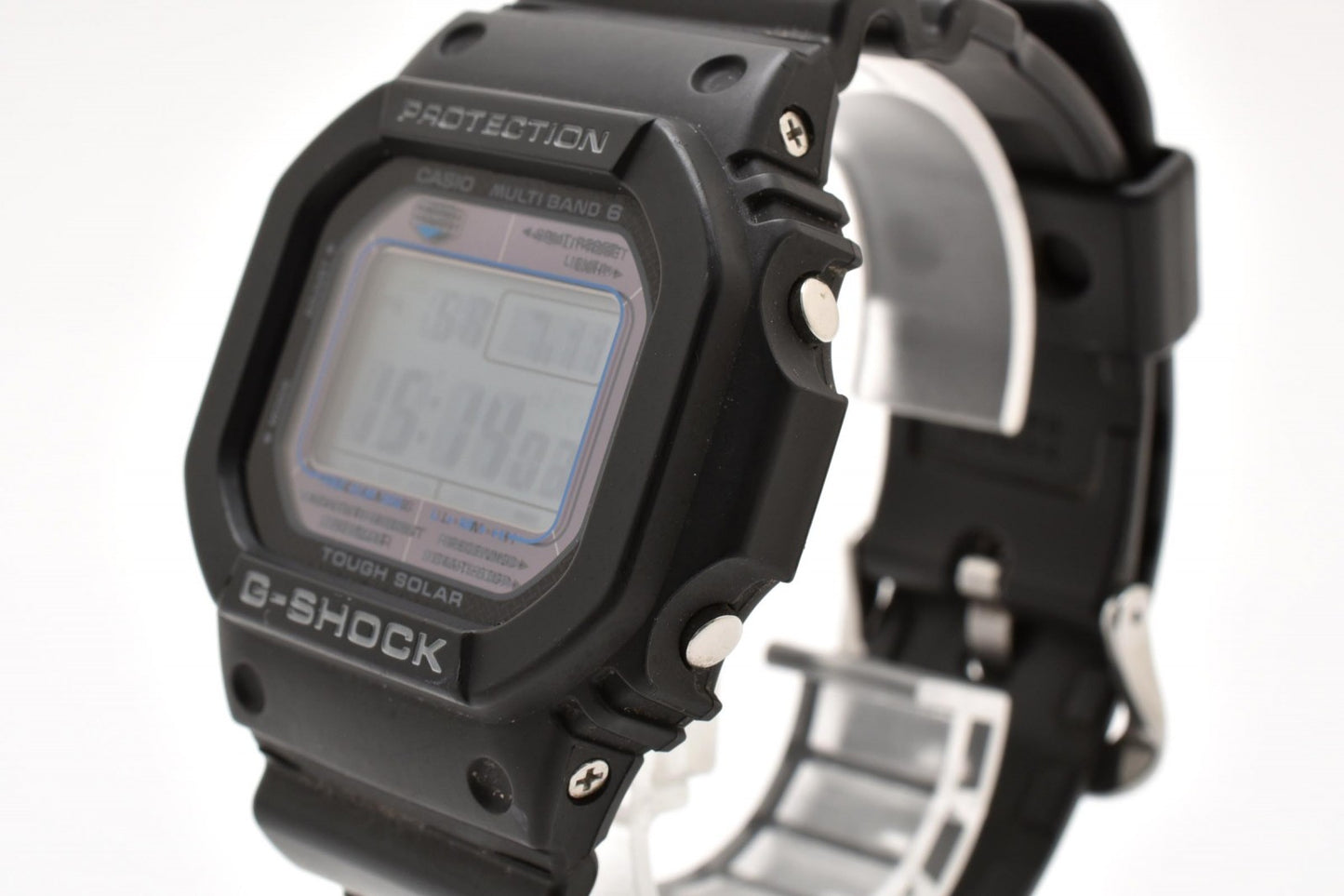 カシオ CASIO G-SHOCK GW-B5600 タフソーラー 電波時計 デジタル 腕時計 ブラック文字盤 ステンレスブレス メンズ