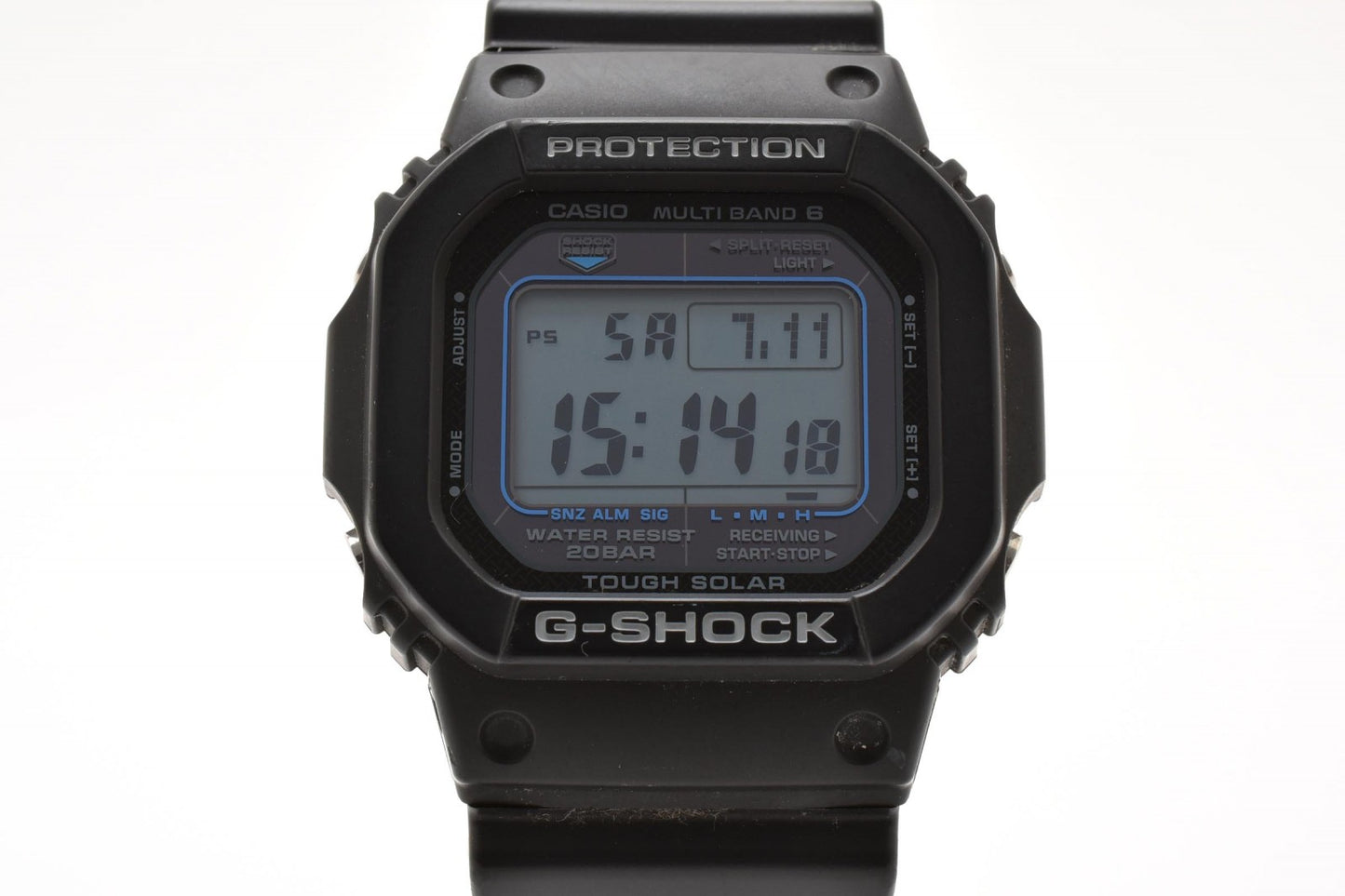 カシオ CASIO G-SHOCK GW-B5600 タフソーラー 電波時計 デジタル 腕時計 ブラック文字盤 ステンレスブレス メンズ