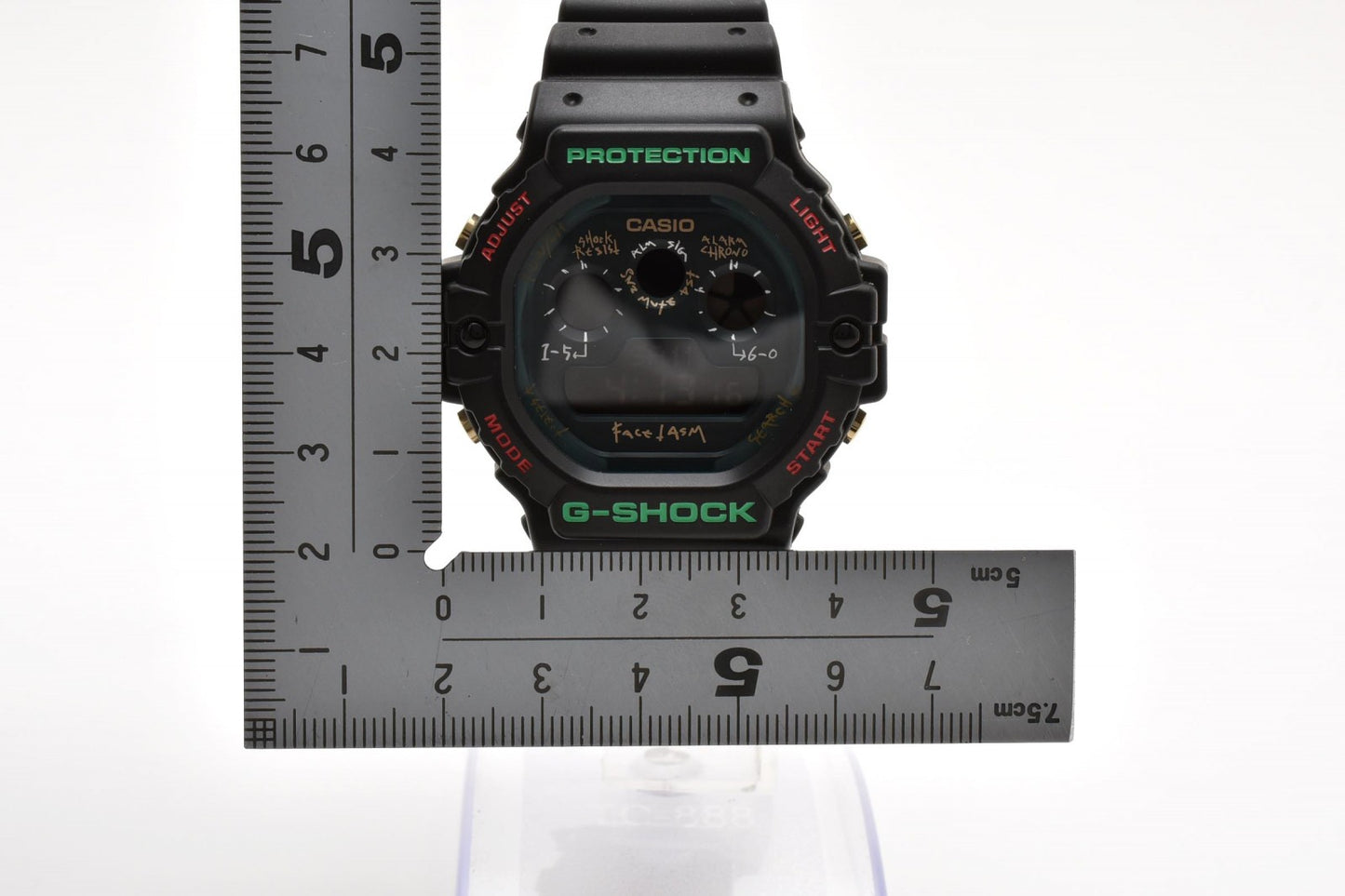 カシオ CASIO G-SHOCK DW-5900FA クォーツ デジタル 腕時計 スカイブルー液晶 樹脂ケース レジンベルト メンズ