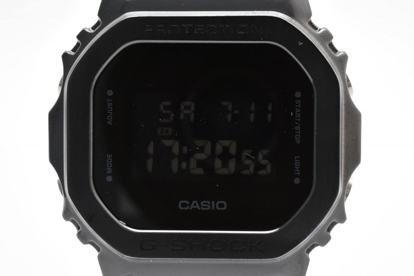 カシオ CASIO G-SHOCK GM-5600B クォーツ デジタル 腕時計 ブラック文字盤 ステンレスベゼル レジンベルト メンズ