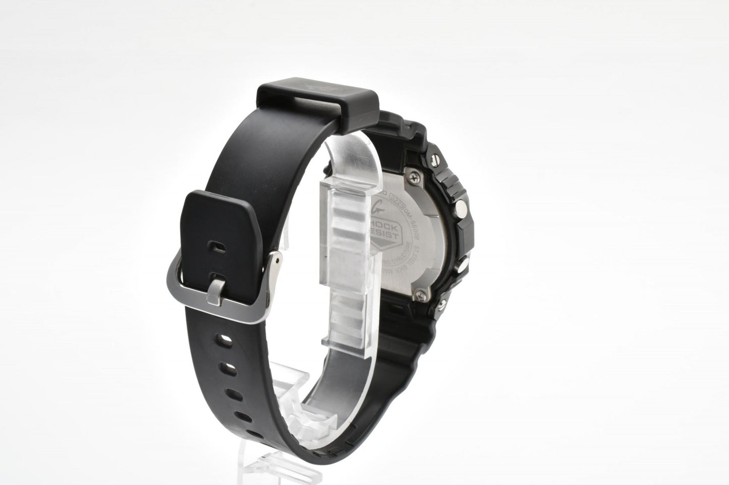 カシオ CASIO G-SHOCK GM-5600B クォーツ デジタル 腕時計 ブラック文字盤 ステンレスベゼル レジンベルト メンズ