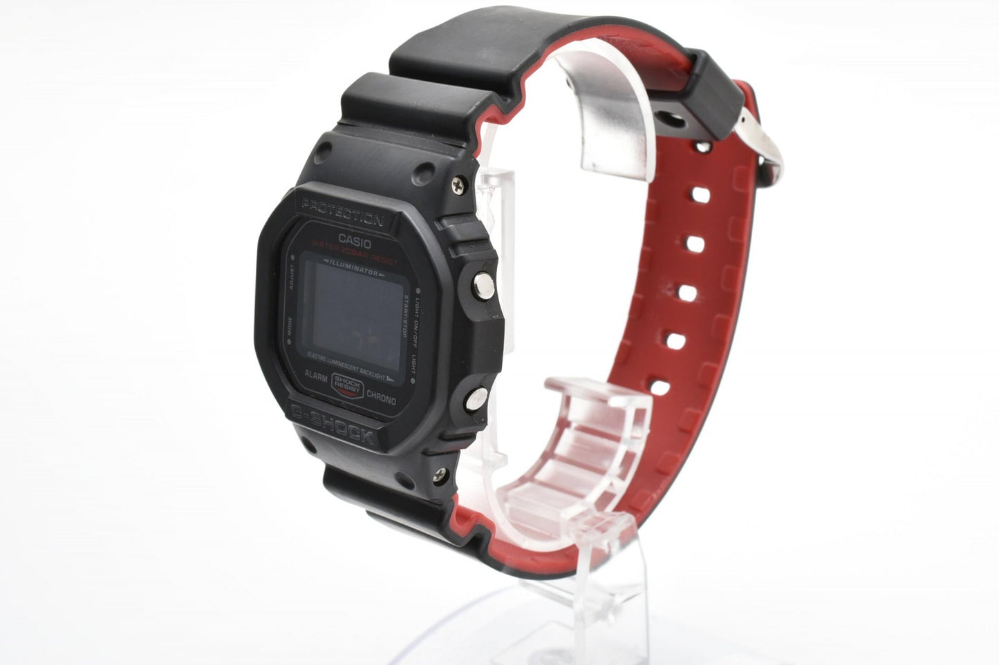 カシオ CASIO G-SHOCK DW-5600HR クォーツ デジタル 腕時計 ブラック 樹脂ケース レジンベルト メンズ