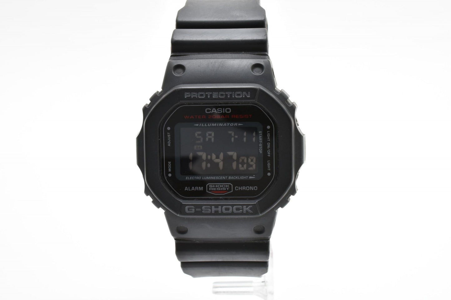 カシオ CASIO G-SHOCK DW-5600HR クォーツ デジタル 腕時計 ブラック 樹脂ケース レジンベルト メンズ