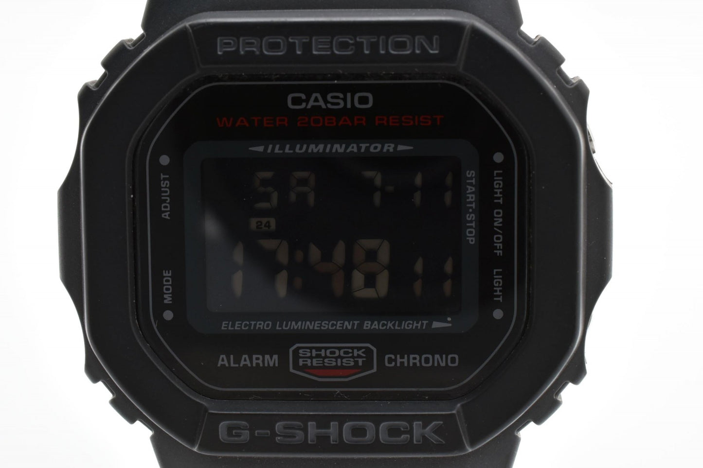 カシオ CASIO G-SHOCK DW-5600HR クォーツ デジタル 腕時計 ブラック 樹脂ケース レジンベルト メンズ