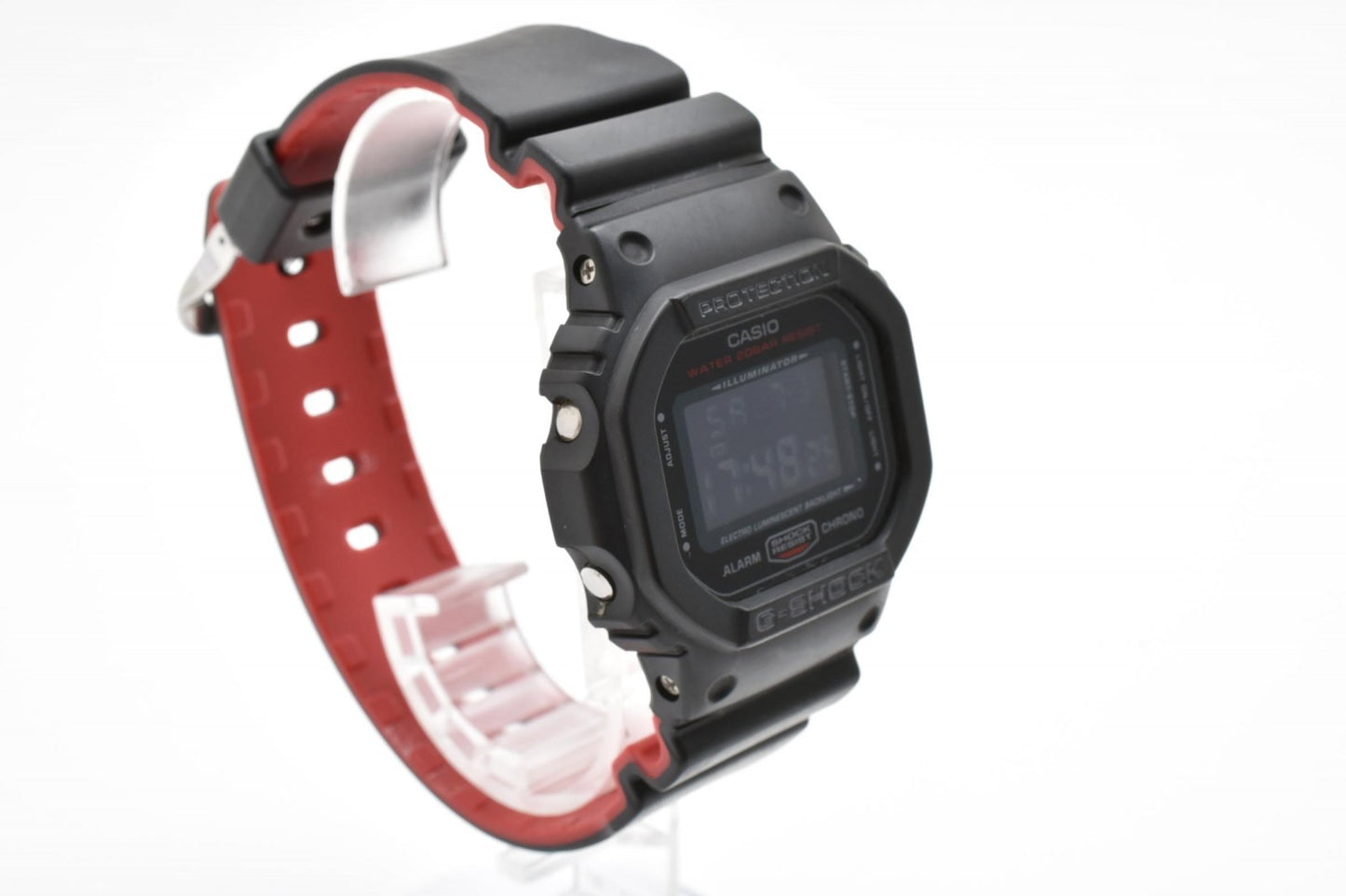 カシオ CASIO G-SHOCK DW-5600HR クォーツ デジタル 腕時計 ブラック 樹脂ケース レジンベルト メンズ
