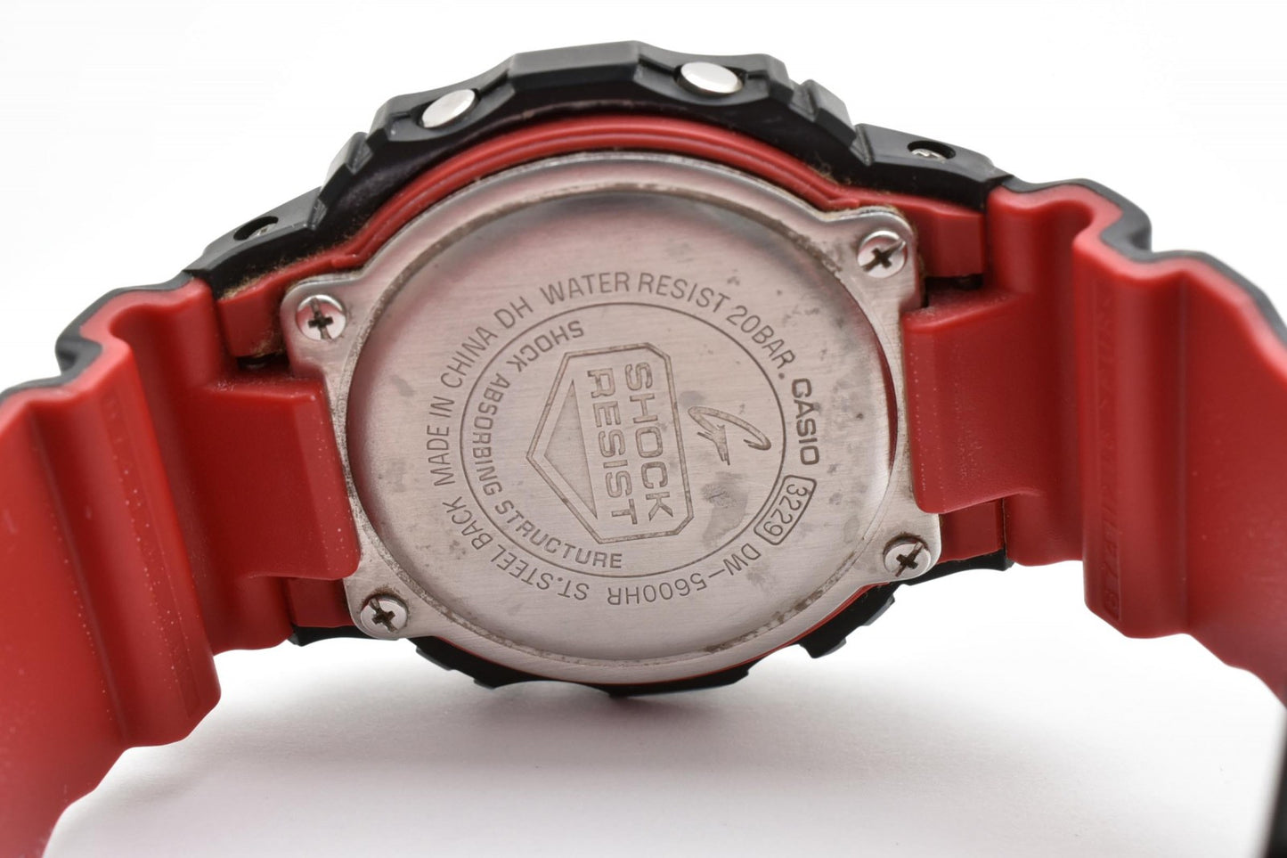 カシオ CASIO G-SHOCK DW-5600HR クォーツ デジタル 腕時計 ブラック 樹脂ケース レジンベルト メンズ
