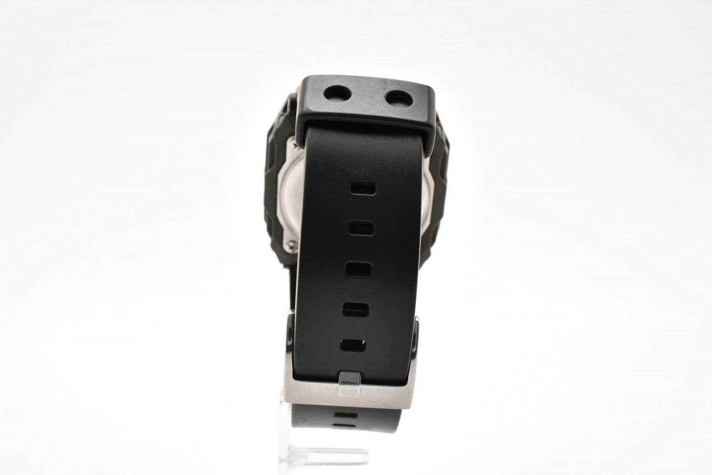 カシオ CASIO G-SHOCK G-8100 クォーツ デジタル 腕時計 ブラック液晶 ステンレスケース レジンベルト メンズ