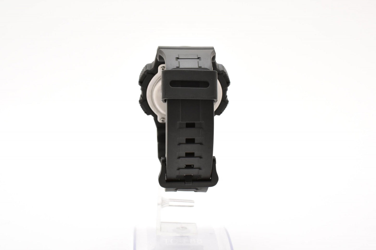 カシオ CASIO W-735H デジタル クォーツ 腕時計 グレー液晶 ステンレスケース レジンベルト メンズ