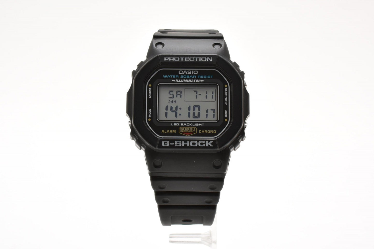 カシオ CASIO G-SHOCK DW-5600UE クォーツ デジタル 腕時計 ブラック液晶 ステンレスケース レジンベルト メンズ