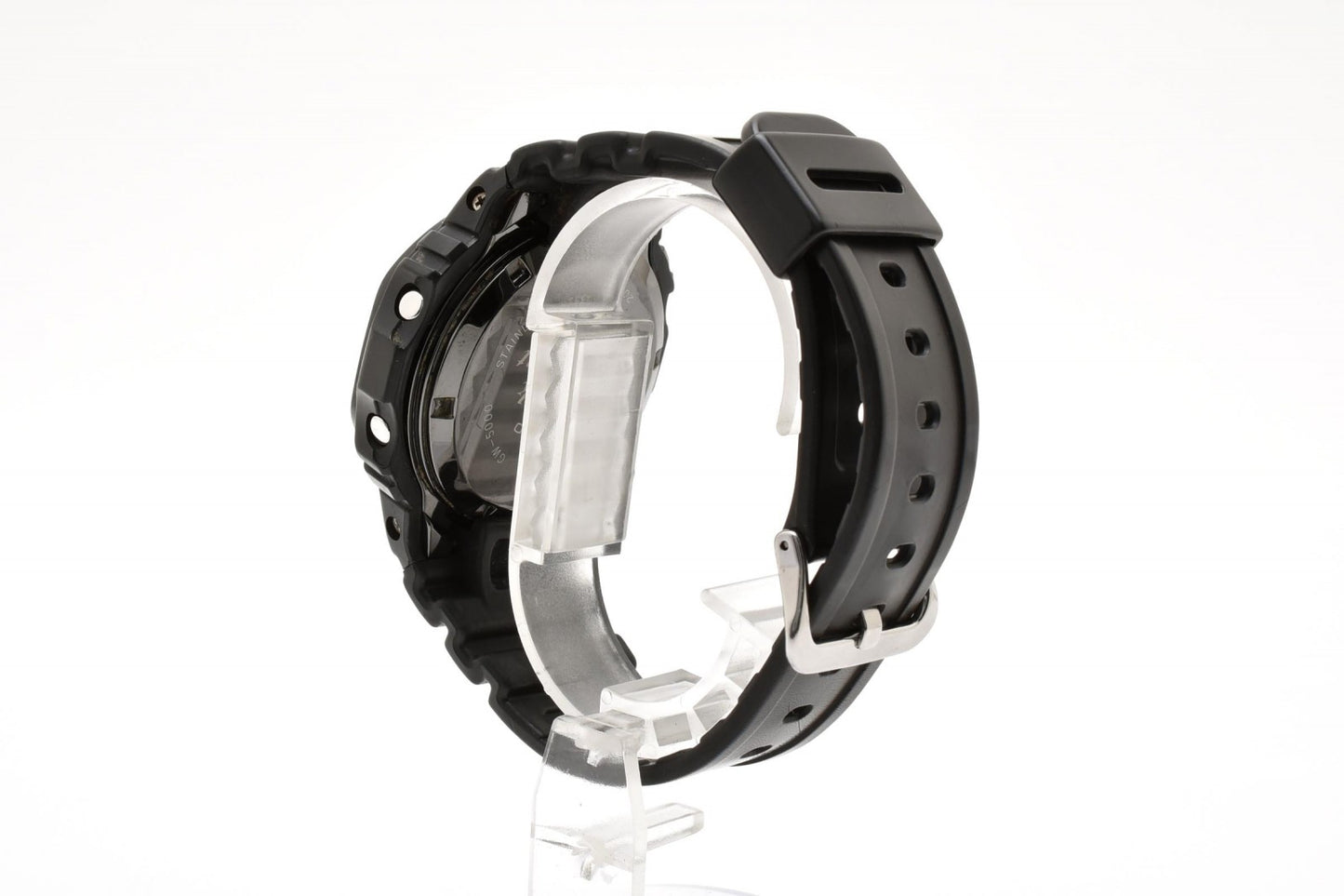 カシオ CASIO G-SHOCK GW-5000 タフソーラー 電波時計 デジタル 腕時計 ブラック液晶 ステンレスケース レジンベルト メンズ