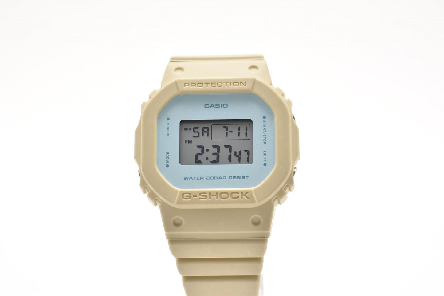 カシオ CASIO G-SHOCK GMD-S5600NC クォーツ デジタル 腕時計 ライトブルー液晶 レジンベルト レディース