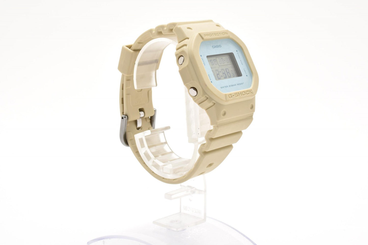 カシオ CASIO G-SHOCK GMD-S5600NC クォーツ デジタル 腕時計 ライトブルー液晶 レジンベルト レディース