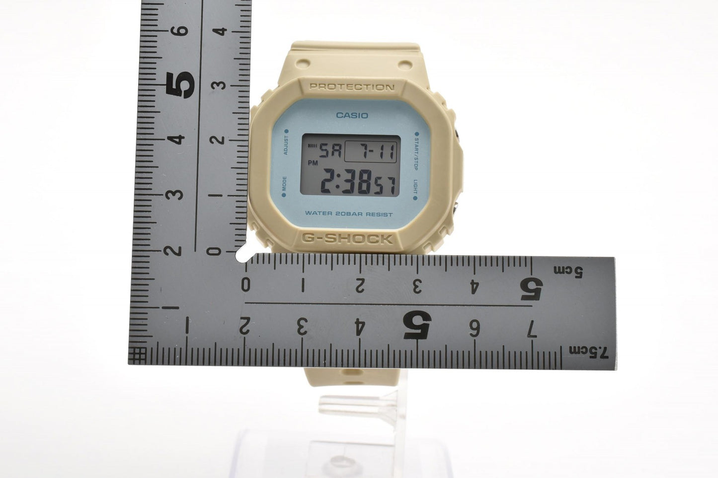 カシオ CASIO G-SHOCK GMD-S5600NC クォーツ デジタル 腕時計 ライトブルー液晶 レジンベルト レディース