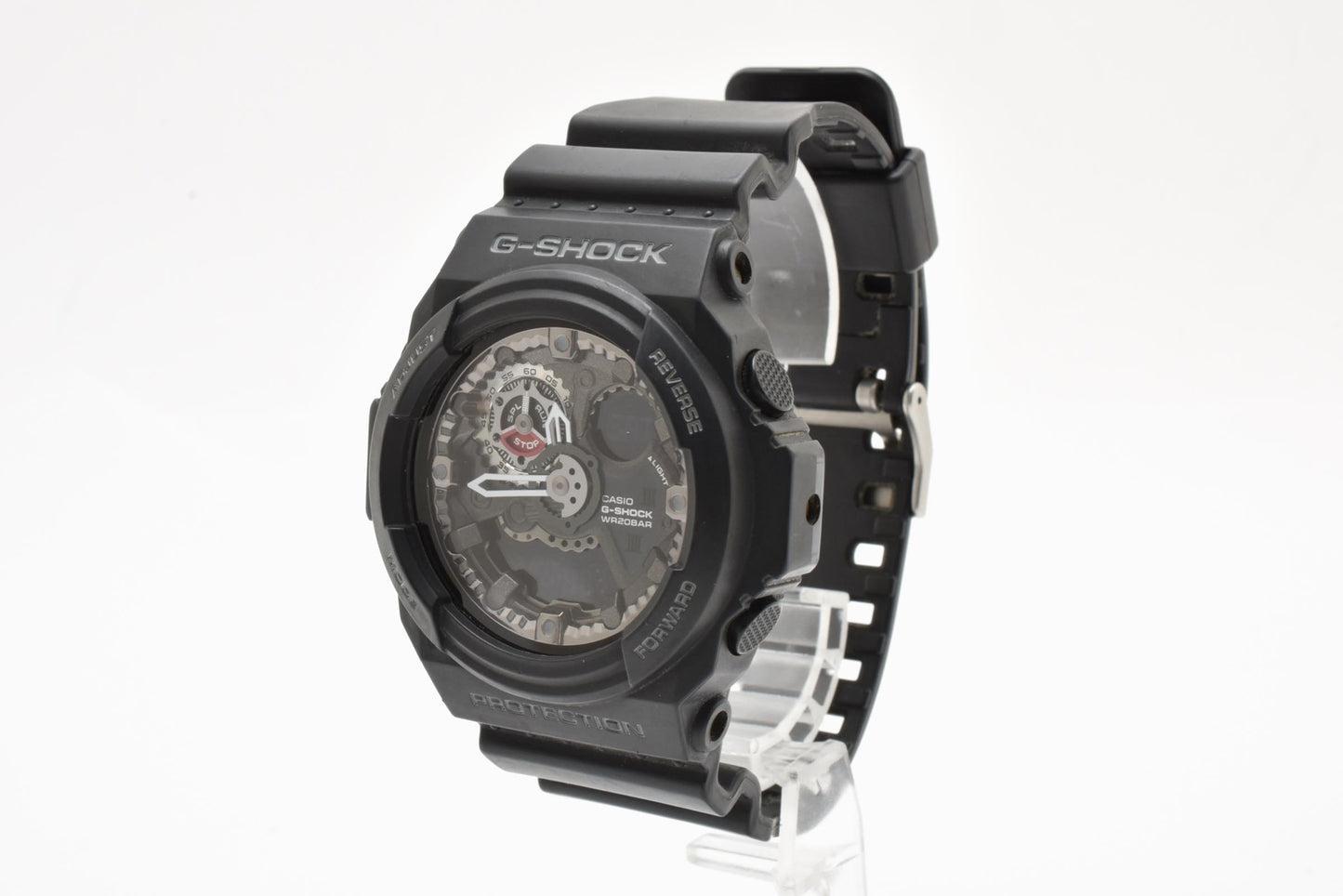 カシオ CASIO G-SHOCK GA-300 アナデジ クォーツ 腕時計 ブラック文字盤 ステンレスケース レジンベルト メンズ
