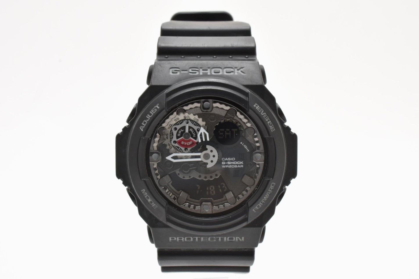 カシオ CASIO G-SHOCK GA-300 アナデジ クォーツ 腕時計 ブラック文字盤 ステンレスケース レジンベルト メンズ