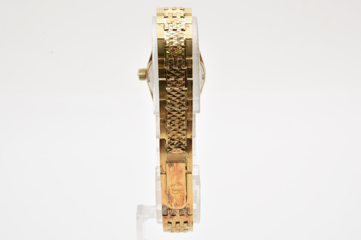 RADO ラドー Emile エミール 558.3013.2 レディース 自動巻き 腕時計 ゴールド文字盤 ゴールドプレート ステンレス ブレスレット 19mm 1970年代 ヴィンテージ