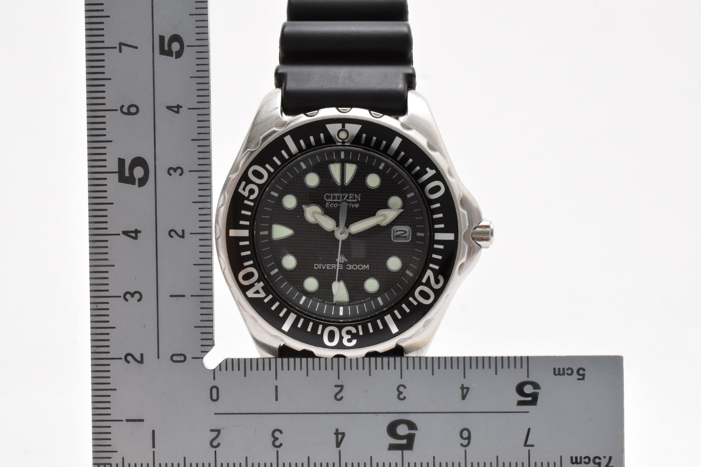 シチズン Citizen ダイバー300M E168-S016525 エコドライブ ソーラー 腕時計 ブラック文字盤 ステンレス ウレタンベルト メンズ