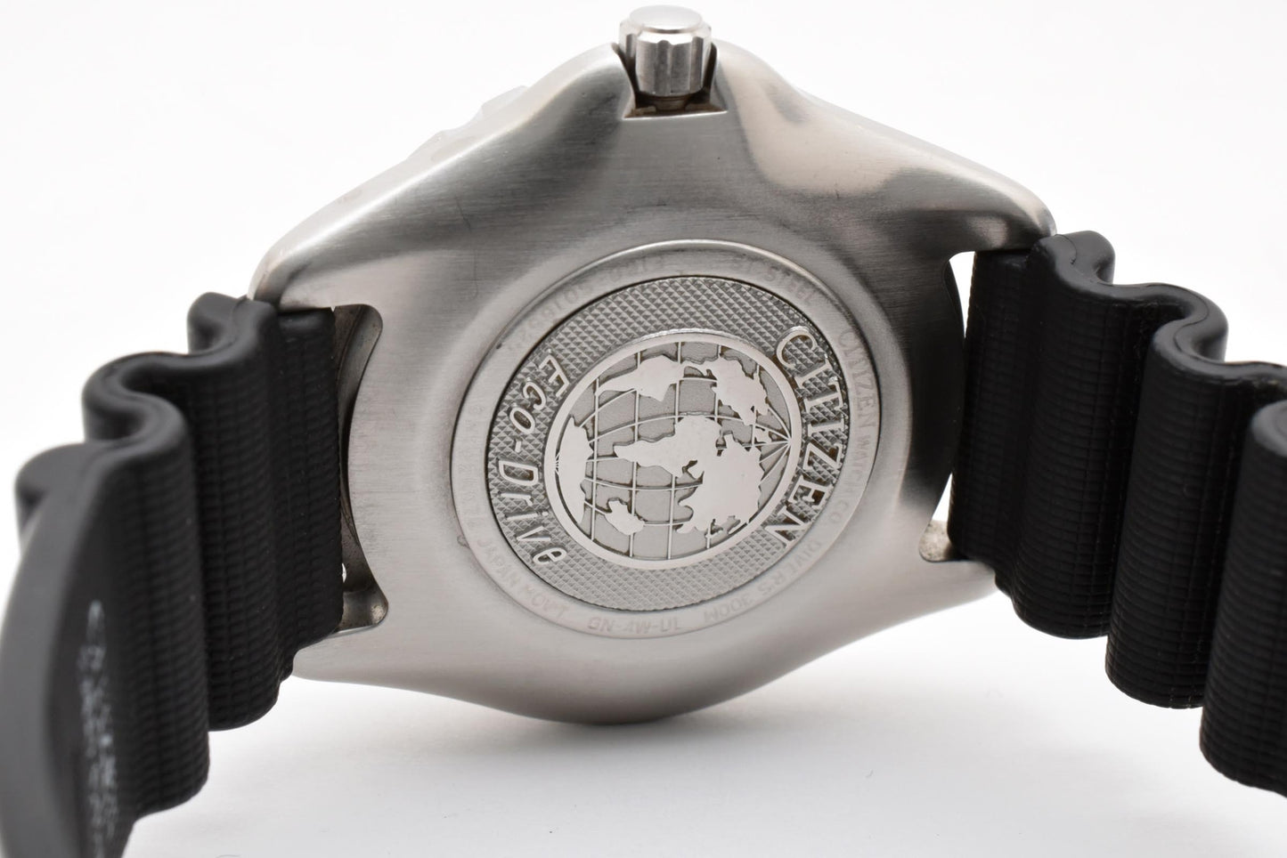 シチズン Citizen ダイバー300M E168-S016525 エコドライブ ソーラー 腕時計 ブラック文字盤 ステンレス ウレタンベルト メンズ