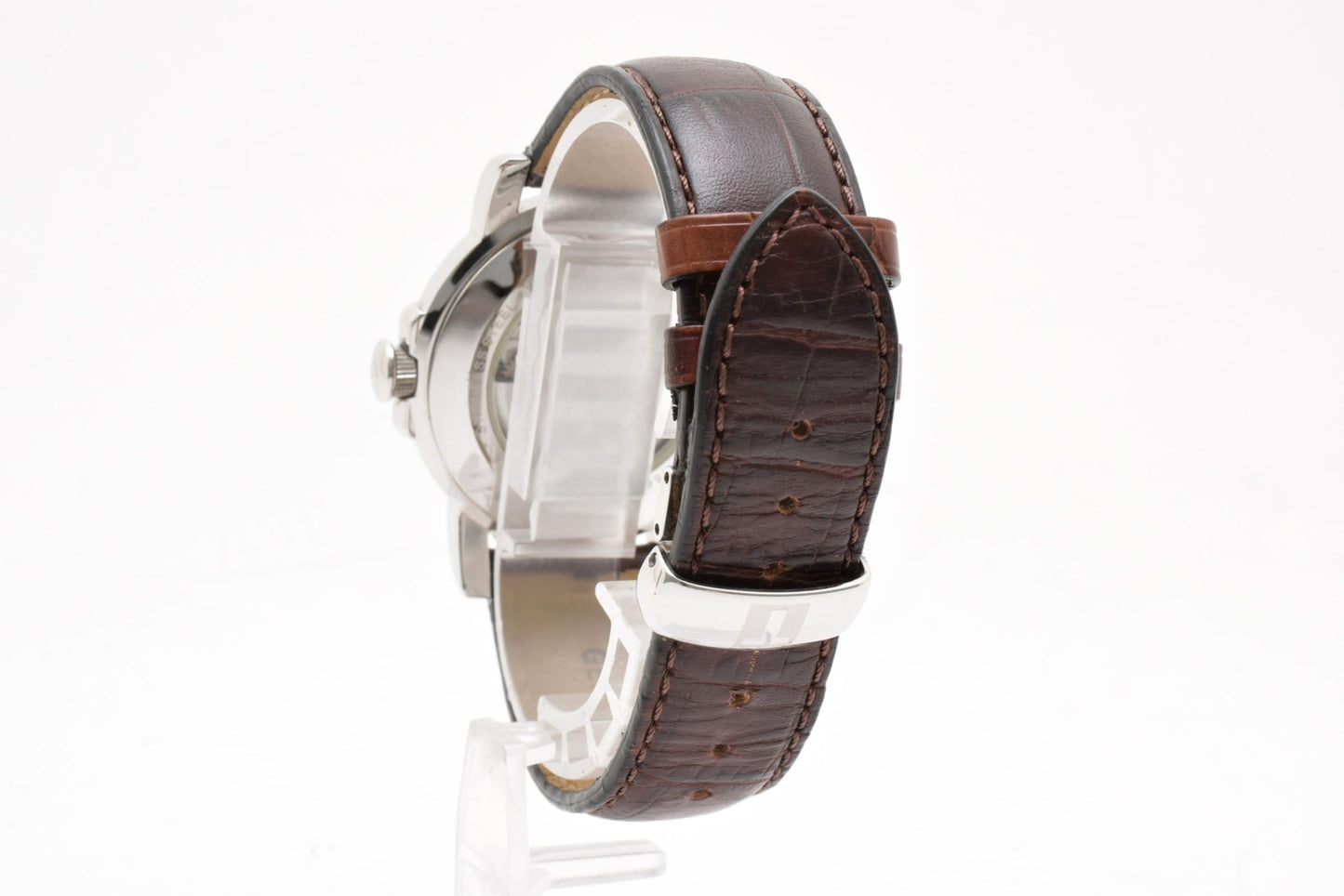 ティソ TISSOT T-ロード T164/264 自動巻き 腕時計 ホワイト文字盤 ローマンインデックス デイト レザーストラップ メンズ