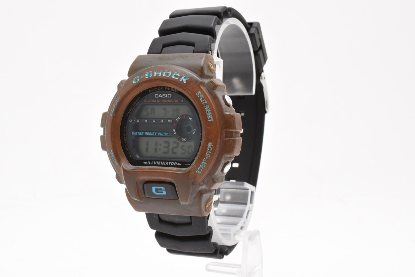 カシオ CASIO G-SHOCK DW-6900 デジタル クォーツ 腕時計 ブラック液晶 樹脂ケース レジンベルト メンズ