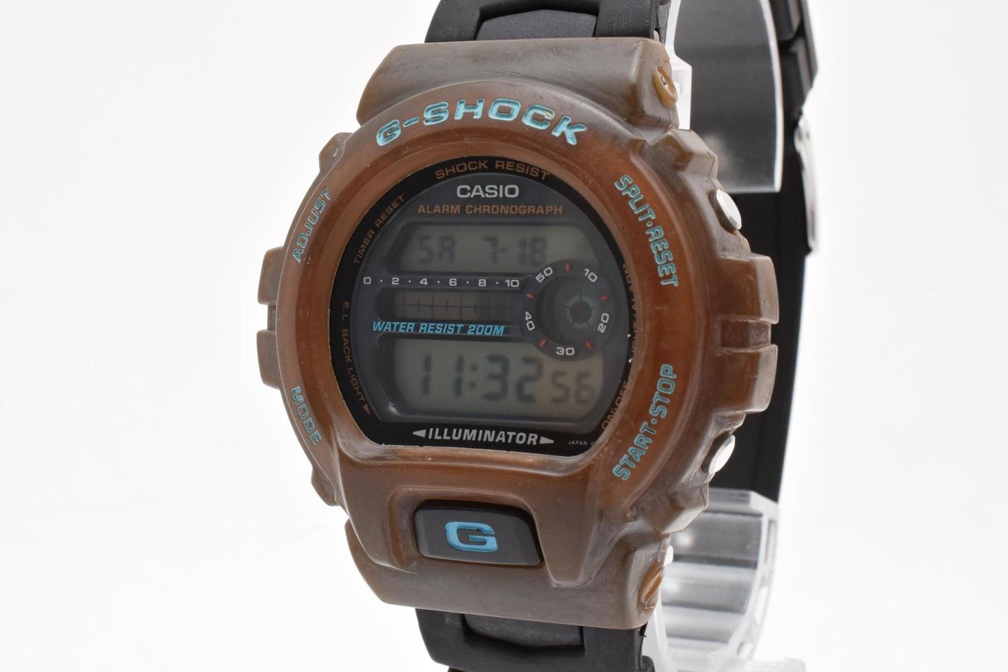 カシオ CASIO G-SHOCK DW-6900 デジタル クォーツ 腕時計 ブラック液晶 樹脂ケース レジンベルト メンズ