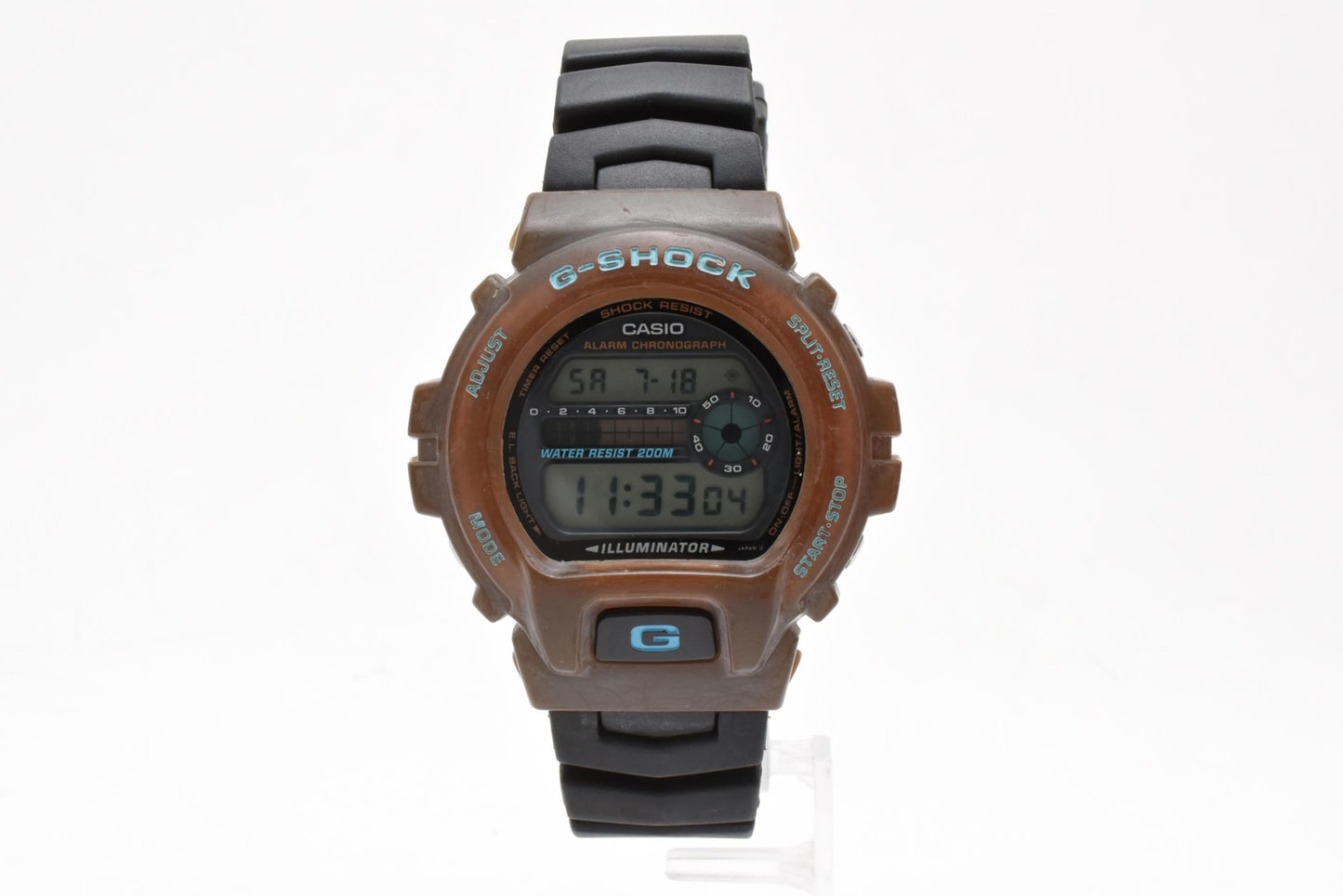 カシオ CASIO G-SHOCK DW-6900 デジタル クォーツ 腕時計 ブラック液晶 樹脂ケース レジンベルト メンズ