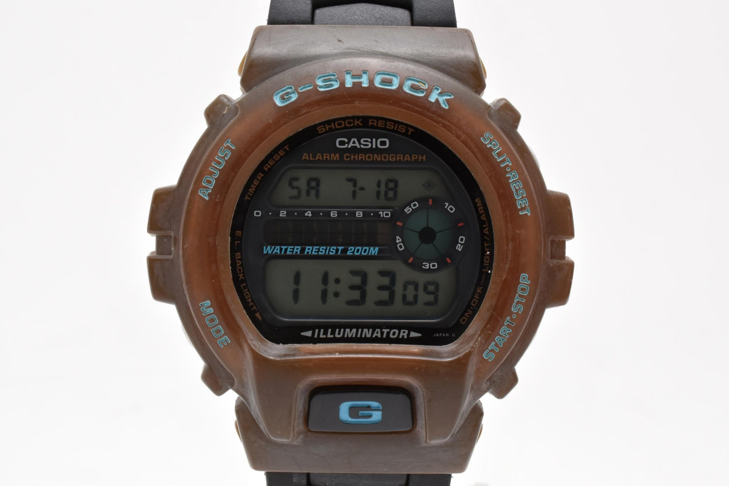 カシオ CASIO G-SHOCK DW-6900 デジタル クォーツ 腕時計 ブラック液晶 樹脂ケース レジンベルト メンズ