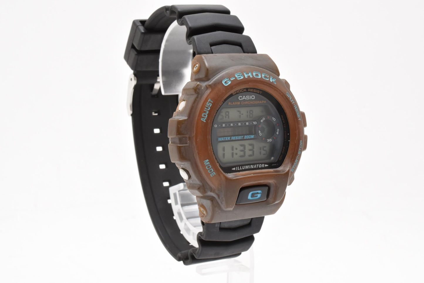 カシオ CASIO G-SHOCK DW-6900 デジタル クォーツ 腕時計 ブラック液晶 樹脂ケース レジンベルト メンズ