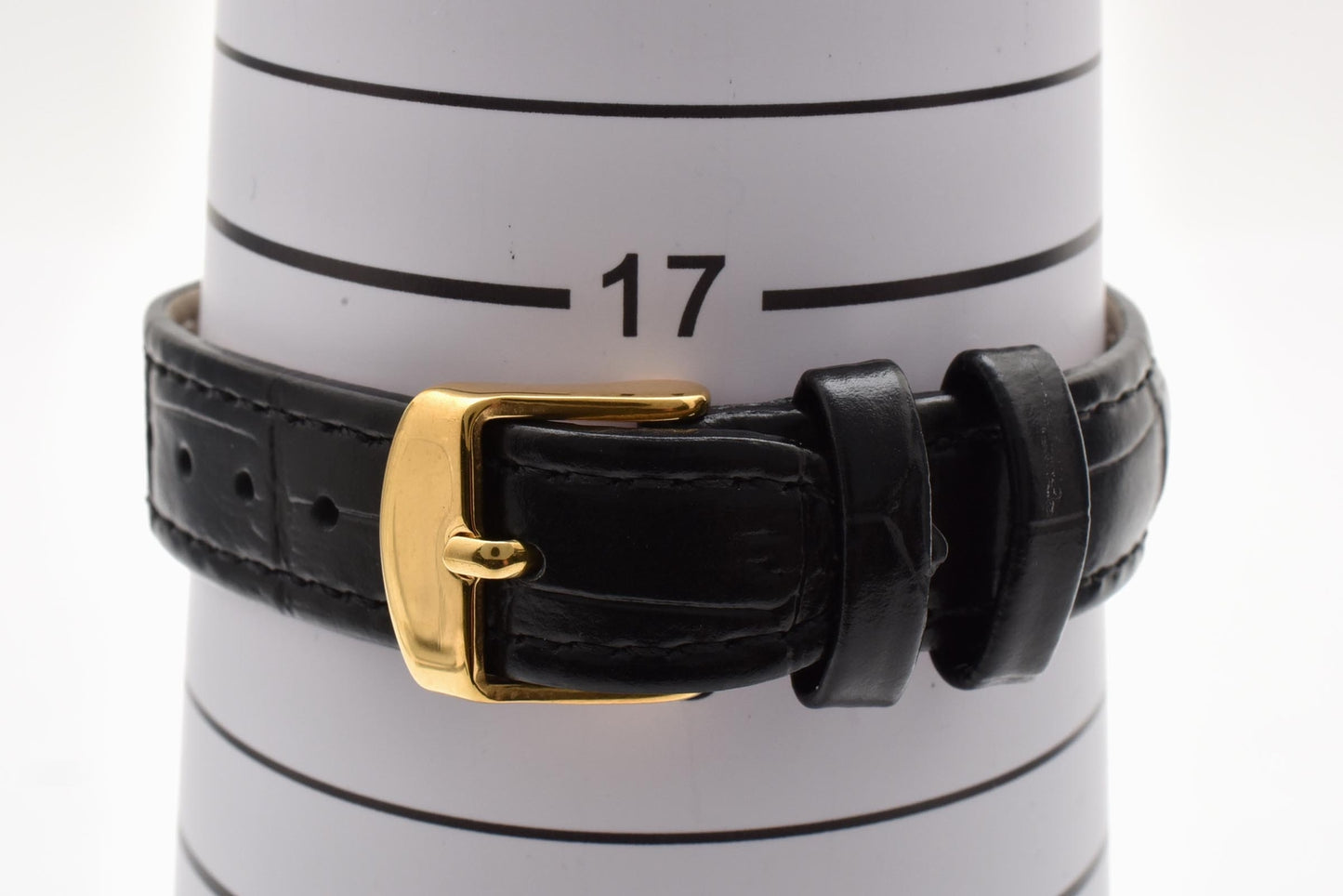 GIVENCHY ジバンシィ ジバンシー 5.345.0.1.13 クォーツ 腕時計 ホワイト文字盤 ゴールドベゼル レザーストラップ メンズ
