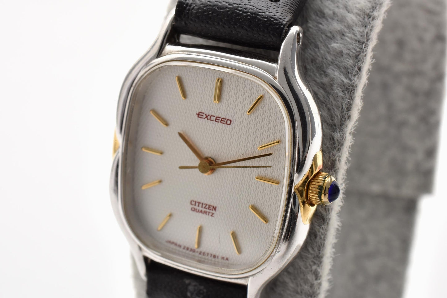 シチズン Citizen エクシード 2930-294599 クォーツ 腕時計 ホワイト文字盤 スクエアケース レザーストラップ レディース