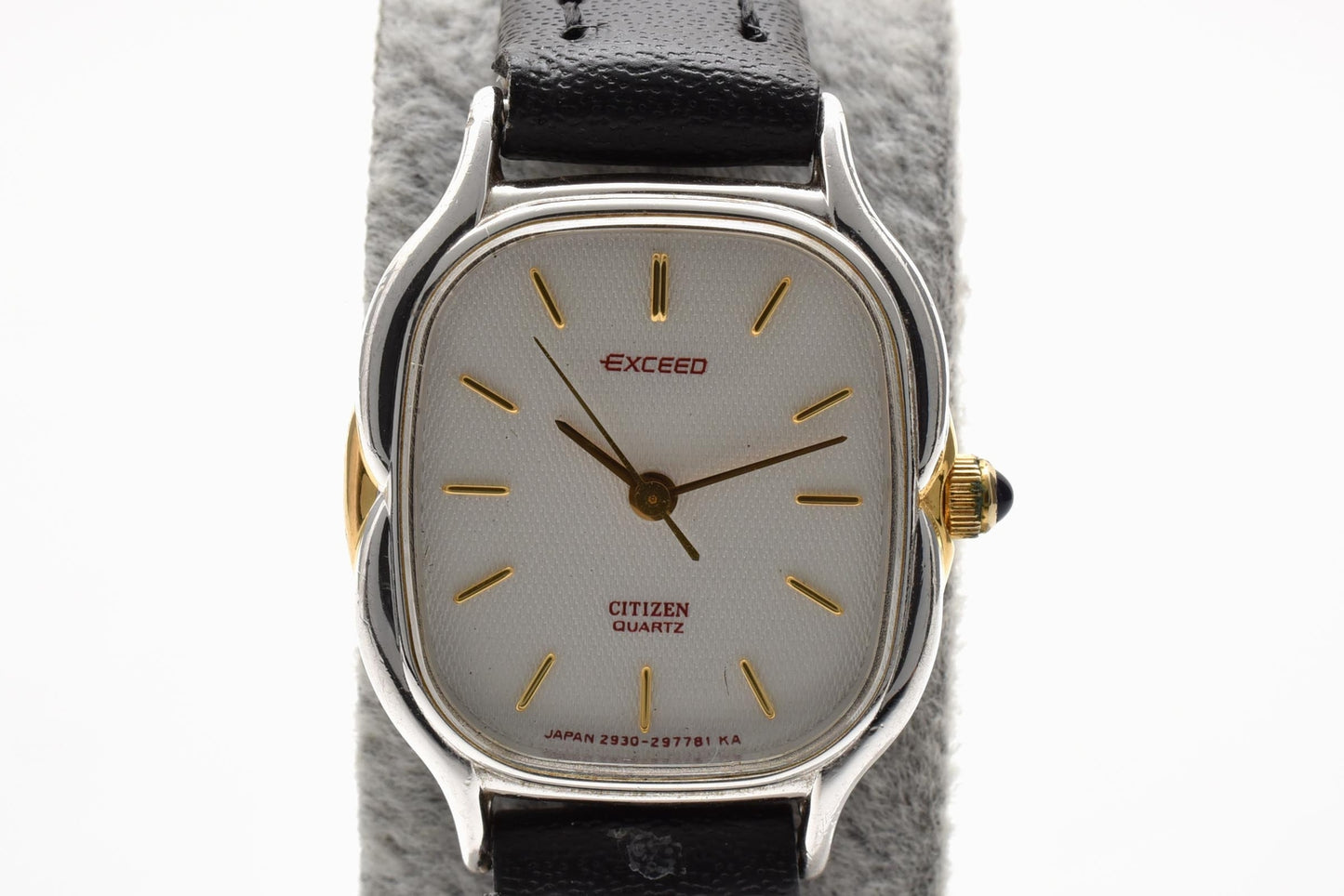 シチズン Citizen エクシード 2930-294599 クォーツ 腕時計 ホワイト文字盤 スクエアケース レザーストラップ レディース