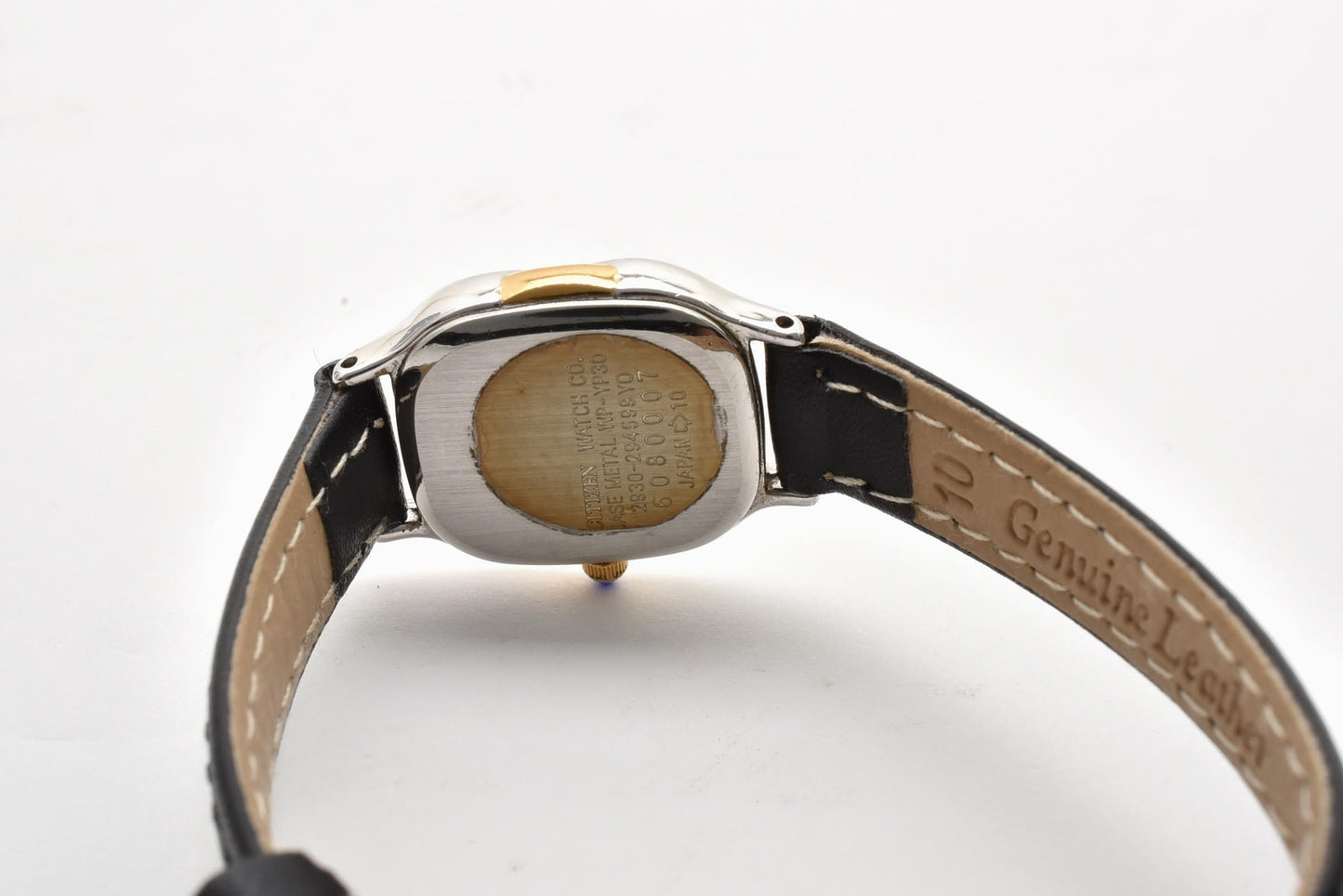 シチズン Citizen エクシード 2930-294599 クォーツ 腕時計 ホワイト文字盤 スクエアケース レザーストラップ レディース