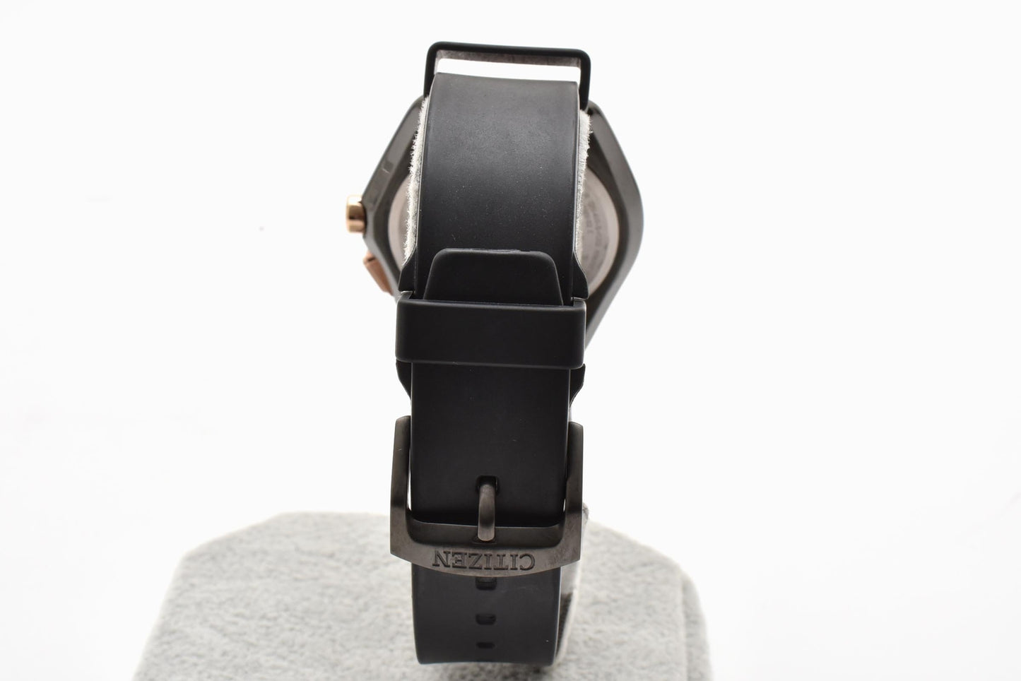 シチズン Citizen エコ・ドライブ W140-S114195 ソーラー 腕時計 ブラック文字盤 チタンケース レジンベルト メンズ