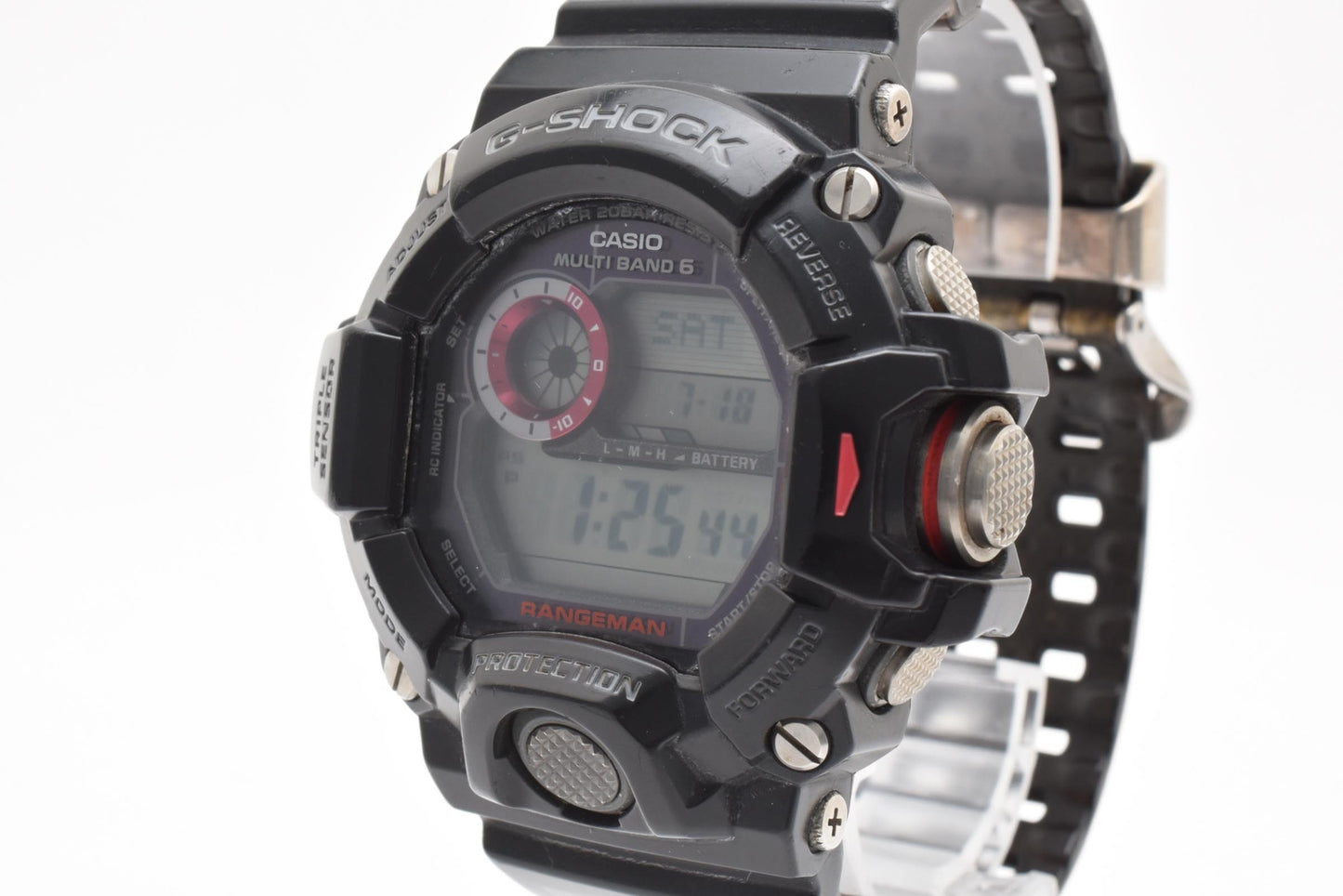 カシオ CASIO G-SHOCK RANGEMAN GW-9400J タフソーラー 電波時計 デジタル 腕時計 ブラック 樹脂ベルト メンズ