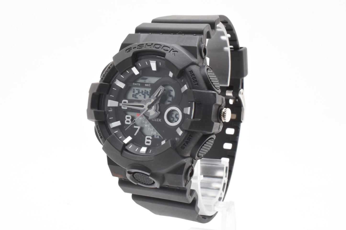 カシオ CASIO G-SHOCK GA-700 アナデジ クォーツ 腕時計 ブラック文字盤 樹脂ケース レジンベルト メンズ