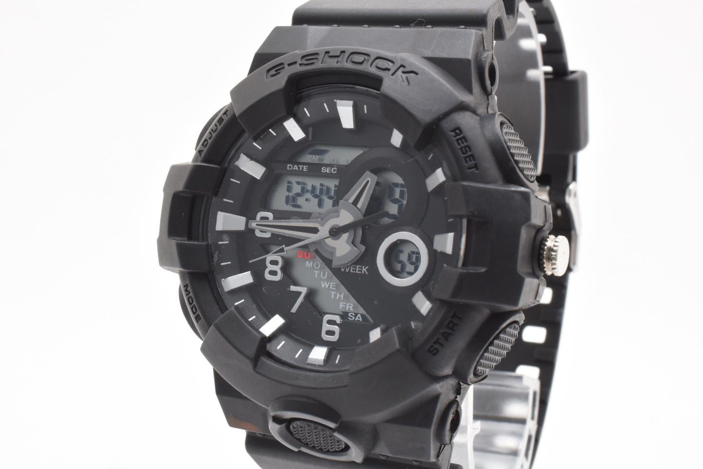 カシオ CASIO G-SHOCK GA-700 アナデジ クォーツ 腕時計 ブラック文字盤 樹脂ケース レジンベルト メンズ