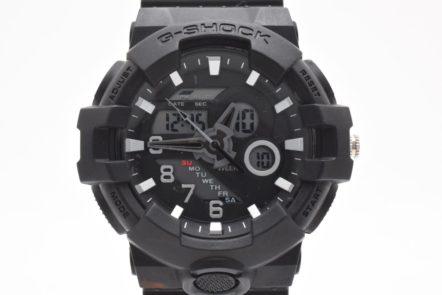 カシオ CASIO G-SHOCK GA-700 アナデジ クォーツ 腕時計 ブラック文字盤 樹脂ケース レジンベルト メンズ