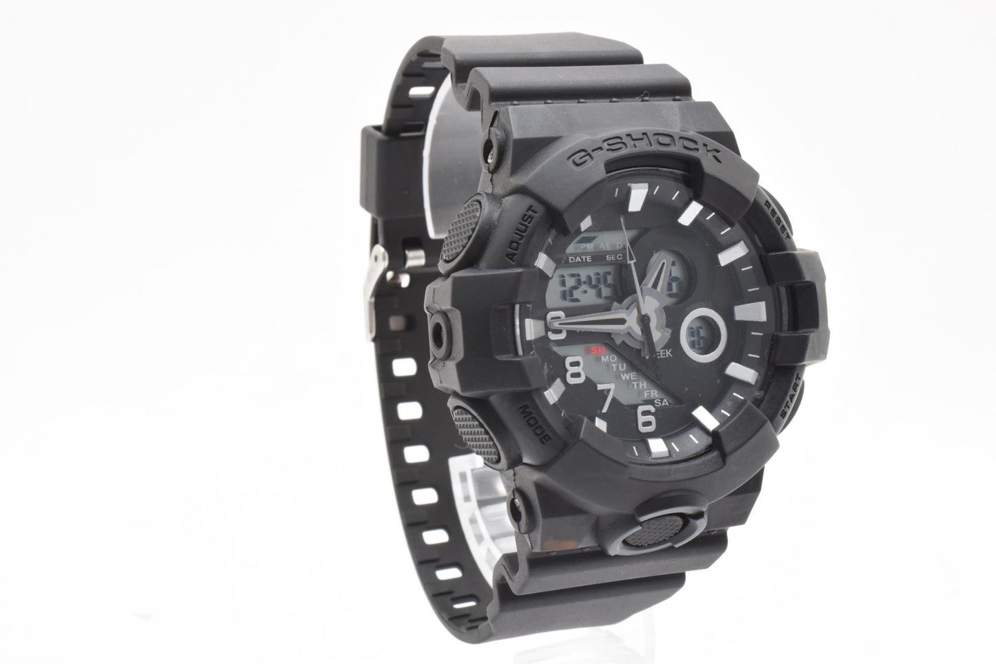 カシオ CASIO G-SHOCK GA-700 アナデジ クォーツ 腕時計 ブラック文字盤 樹脂ケース レジンベルト メンズ