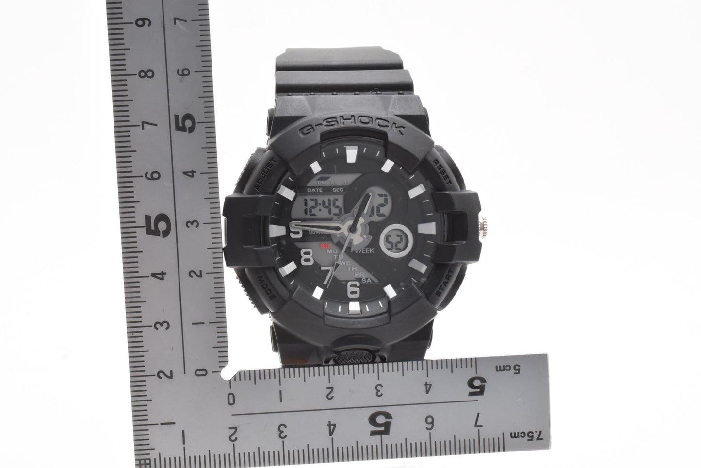 カシオ CASIO G-SHOCK GA-700 アナデジ クォーツ 腕時計 ブラック文字盤 樹脂ケース レジンベルト メンズ