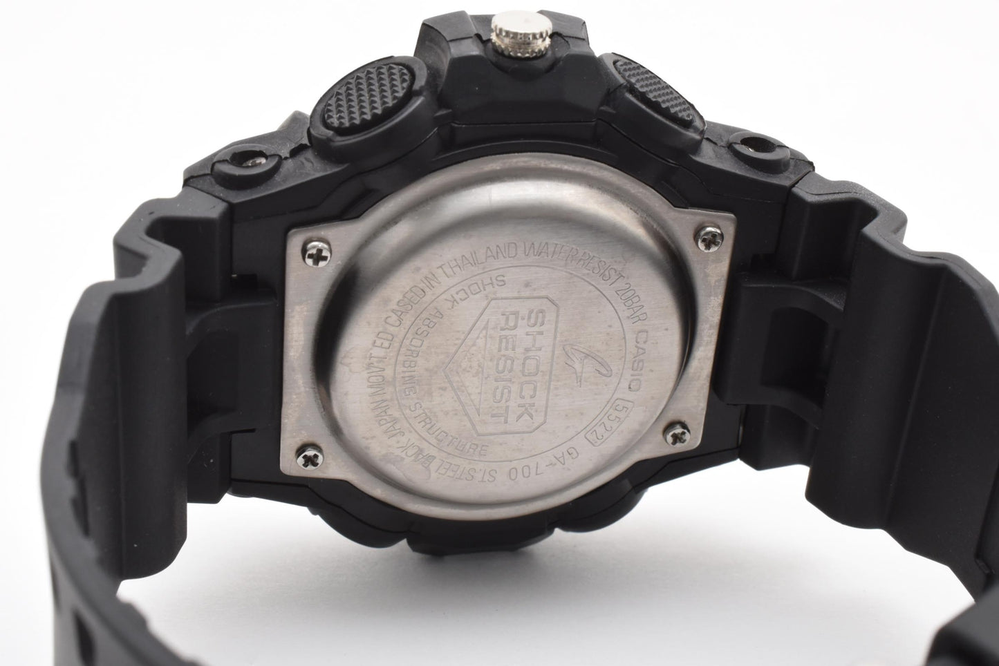 カシオ CASIO G-SHOCK GA-700 アナデジ クォーツ 腕時計 ブラック文字盤 樹脂ケース レジンベルト メンズ