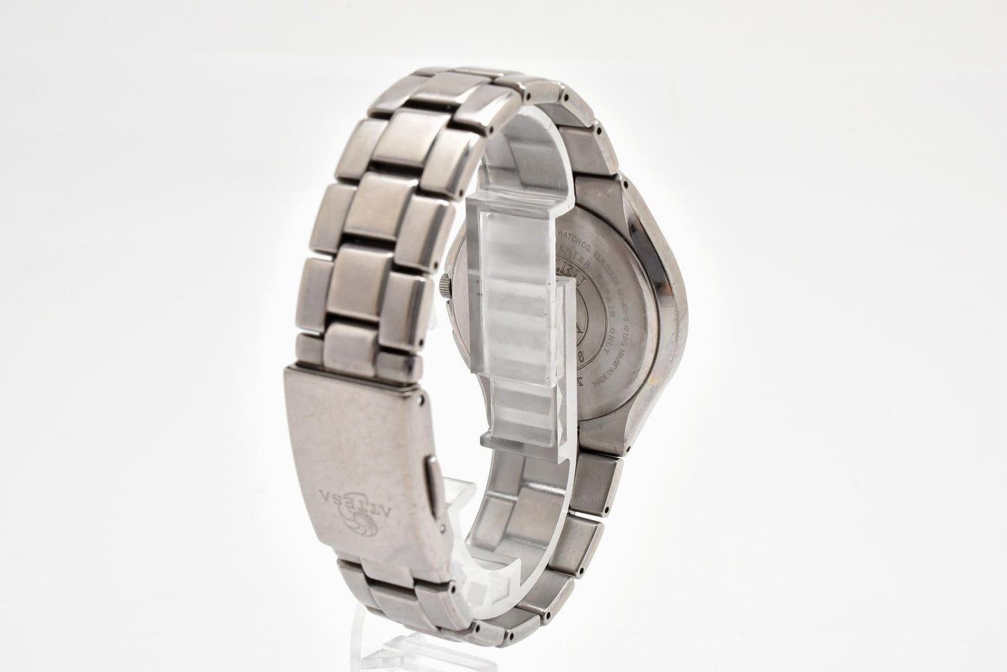 シチズン CITIZEN アテッサ H110-T011331 エコ・ドライブ ソーラー 腕時計 ホワイト文字盤 チタン メンズ