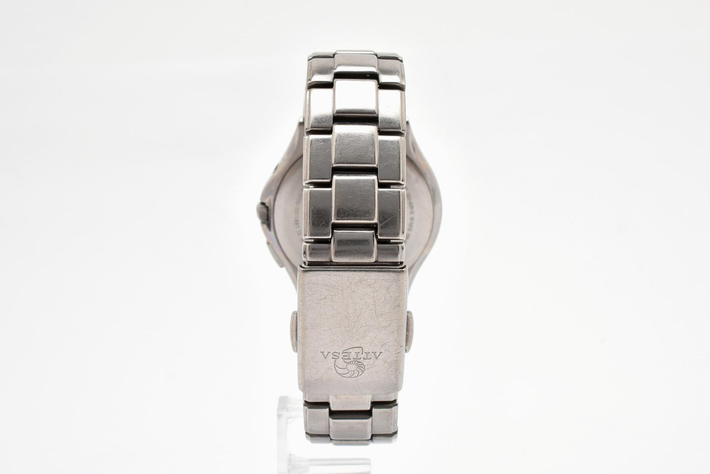 シチズン CITIZEN アテッサ H110-T011331 エコ・ドライブ ソーラー 腕時計 ホワイト文字盤 チタン メンズ