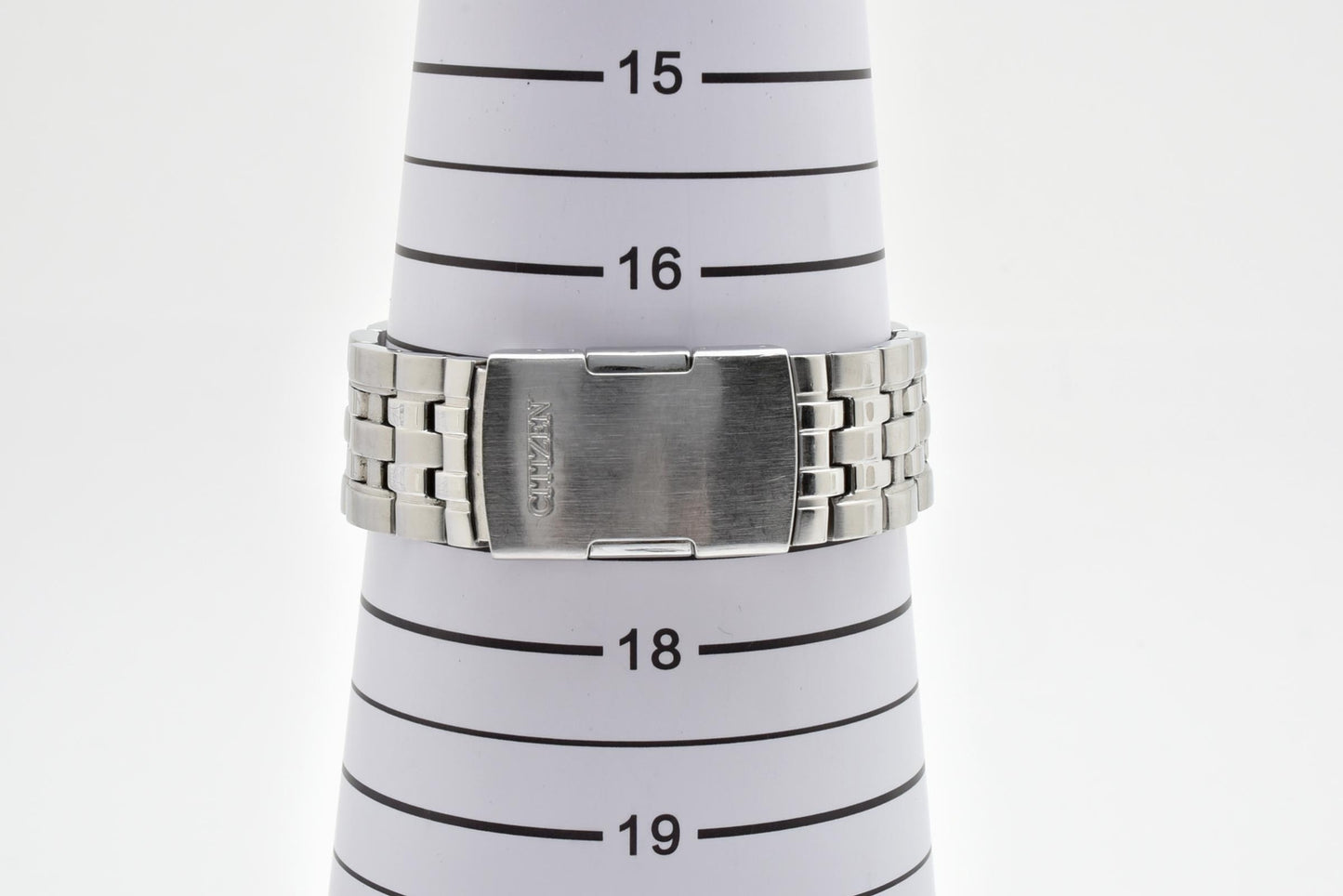 シチズン CITIZEN エコ・ドライブ クロノグラフ E812-S058325 ソーラー 腕時計 ネイビー文字盤 ステンレス メンズ