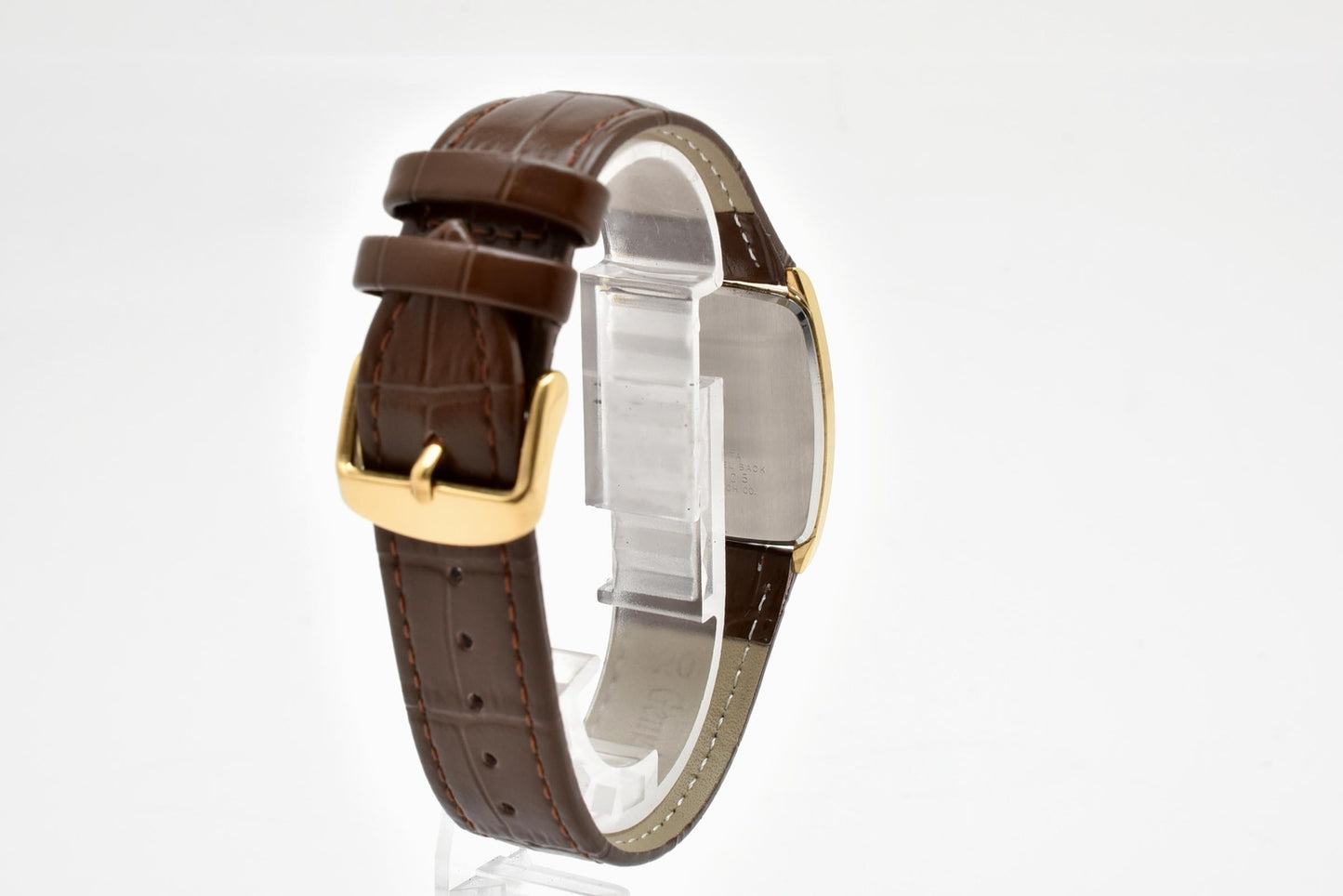 シチズン CITIZEN エクシード 4-798287TA クォーツ 腕時計 ゴールド文字盤 レザーストラップ メンズ ドレスウォッチ