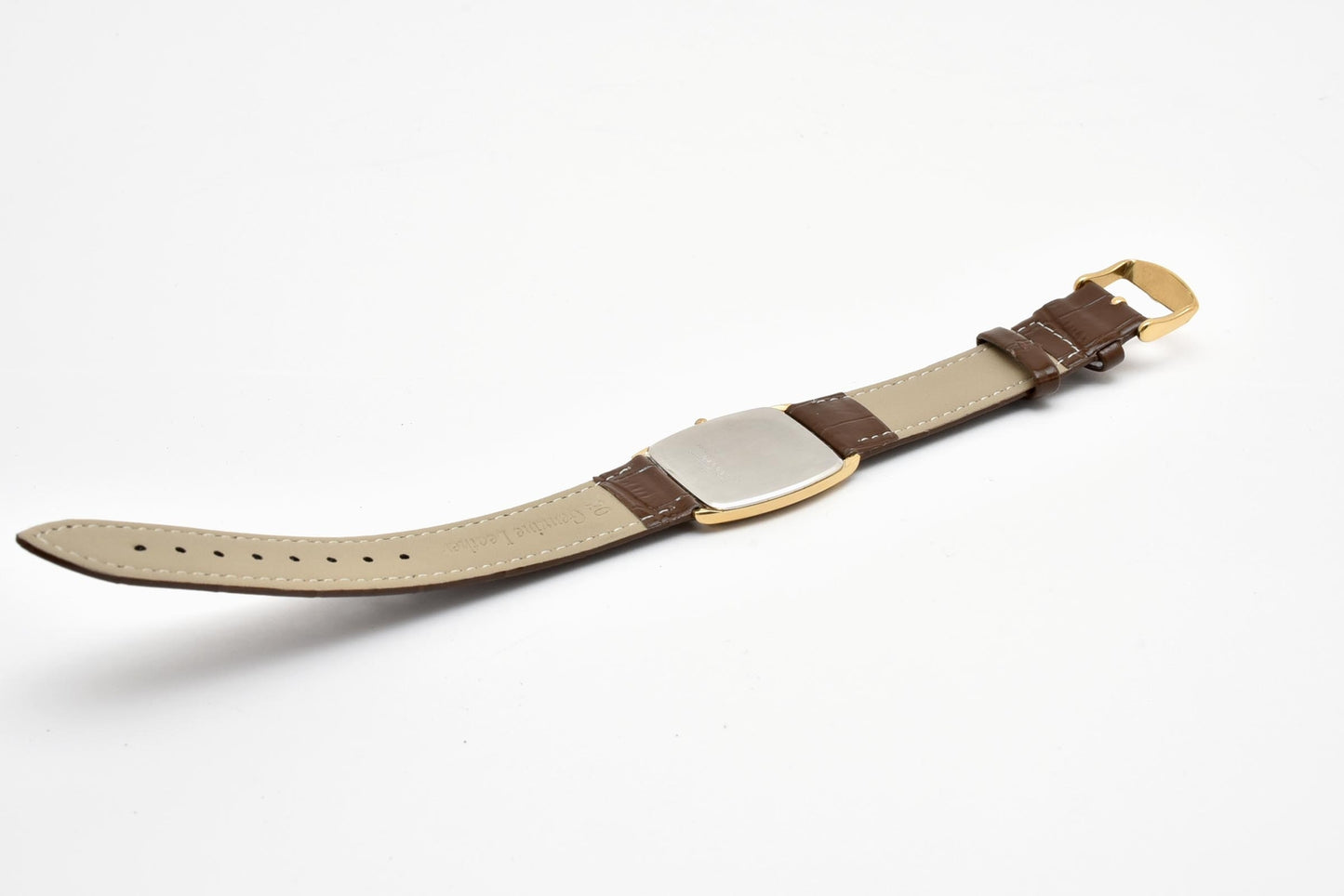 シチズン CITIZEN エクシード 4-798287TA クォーツ 腕時計 ゴールド文字盤 レザーストラップ メンズ ドレスウォッチ
